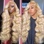 Lace Wig Manufacturer - 40Inch Vietnamese Raw HD Blonde Bone Straight