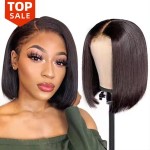 Bob Wig Factory - Short Peruvian Virgin Human Hair Lace Frontal