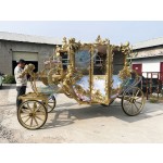 Sculpture Carriage Manufacturer - Steel Sightseeing Horse Cart Style
