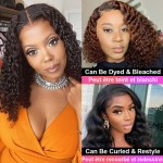 Lace Frontal Wig Manufacturer - Natural Color Raw Deep Wave Bob
