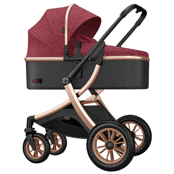 Baby Stroller Manufacturer - Luxury 3 in 1 Aluminum Frame