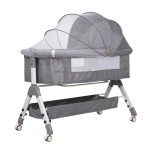Baby Bed Factory - Hot Sale Swing Crib Adjustable Height