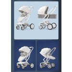 Baby Stroller Factory - X Shape Eggshell Aluminum Lightweight