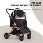 Pet Stroller Manufacturer - Popular Separate Basket Breathable
