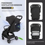 Baby Stroller Manufacturer - Auto-folding Double-layered Canopy