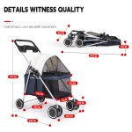 Pet Stroller Factory - Lightweight Foldable Travel Carrier