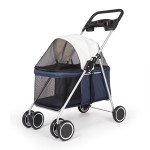 Pet Stroller Factory - Lightweight Four-Wheeled Oxford