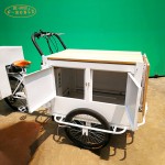 Food Tricycle Supplier - Wooden Vending Truck