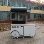 Coffee Car Manufacturer - Three Wheel Wooden Retro