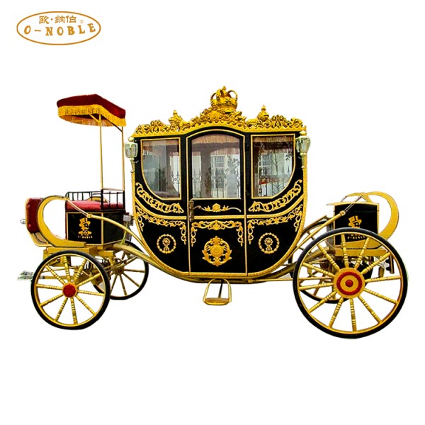 Wedding Carriage Supplier - Golden Cinderella Pumpkin