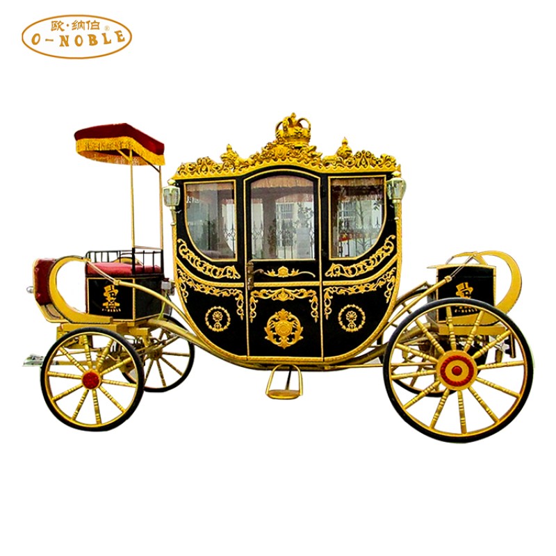 Wedding Carriage Supplier - Golden Cinderella Pumpkin