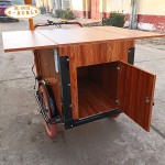 Coffee Tricycle Factory - Street Mobile Wooden Box