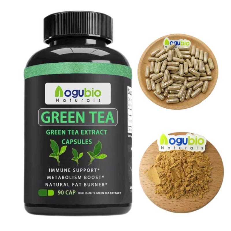 Aogubio Supply High Quality 99% Green Tea Capsules Wholesale  Green Tea Capsules