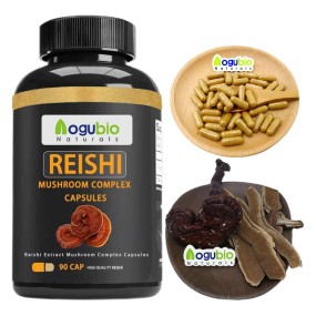 Aogubio Supply High Quality 99% Reishi Capsules Wholesale  Reishi Capsules