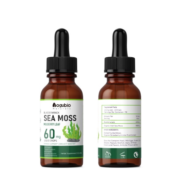 Aogubio Supply OEM Private Label Service Sea Moss Liquid Drops