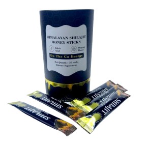 AOGUBIO Pure Himalayan Shilajit Honey Stick Shilajit Supplement 85+ Trace Minerals & Fulvic Acid Energy Shilajit Honey Stick