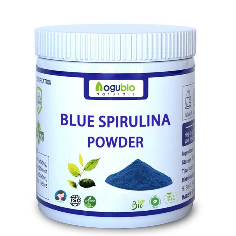 Natural Organic Blue Spirulina Powder E18 E6 Phycocyanin