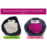 AOGUBIO OEM Private Label Sea Moss and Elderberry Blend Powder