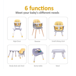 High Chair Factory - China 6 in 1 Multi-function Dining