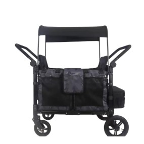 Double Stroller Manufacturer - Push Pull Twin Adjustable Handle