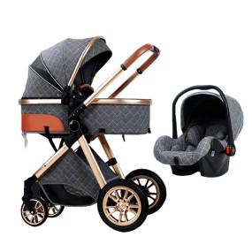 Baby Stroller Manufacturer - High Landscape Aluminum 2 in 1