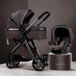 Baby Stroller Manufacturer - EN1888 3 in 1 Foldable Black