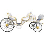 Wedding Carriage Manufacturer - White Red Awning