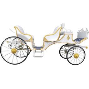 Wedding Carriage Manufacturer - White Red Awning
