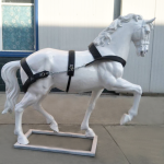 Sculpture Manufacturer - Fiberglass Horse Carriage