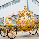 Cinderella Carriage Manufacturer - All Gold Sculpture