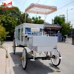 Funeral Carriage Supplier - Traditional White Steel