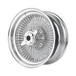 Wire Wheel Manufacturer - Chrome Gold Center Custom