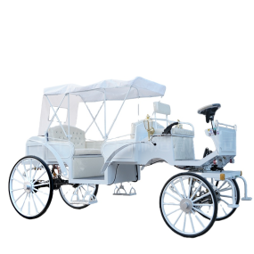 Wedding Carriage Supplier - White Grass Horse Drawn