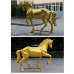 Decorative Horse Factory - Golden Model Special Transport