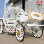 Wedding Carriage Manufacturer - White Cinderella Pumpkin
