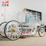 Wedding Carriage Manufacturer - White Cinderella Pumpkin