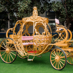 Cinderella Carriage Manufacturer - All Gold Sculpture