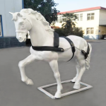 Sculpture Manufacturer - Fiberglass Horse Carriage
