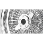 Wire Wheel Manufacturer - Chrome Gold Center Custom