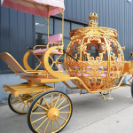 Cinderella Carriage Manufacturer - All Gold Sculpture