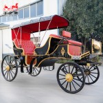 Wedding Carriage Manufacturer - White Red Awning