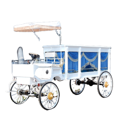 Funeral Carriage Supplier - Traditional White Steel