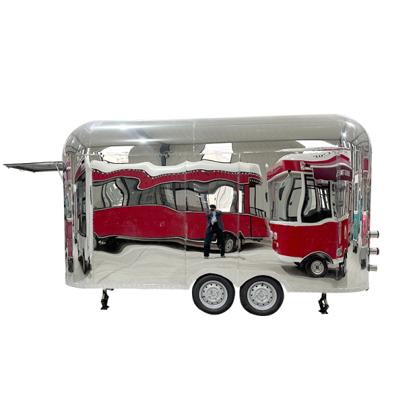 Food Cart Manufacturer - Mirror Colorful Trailer