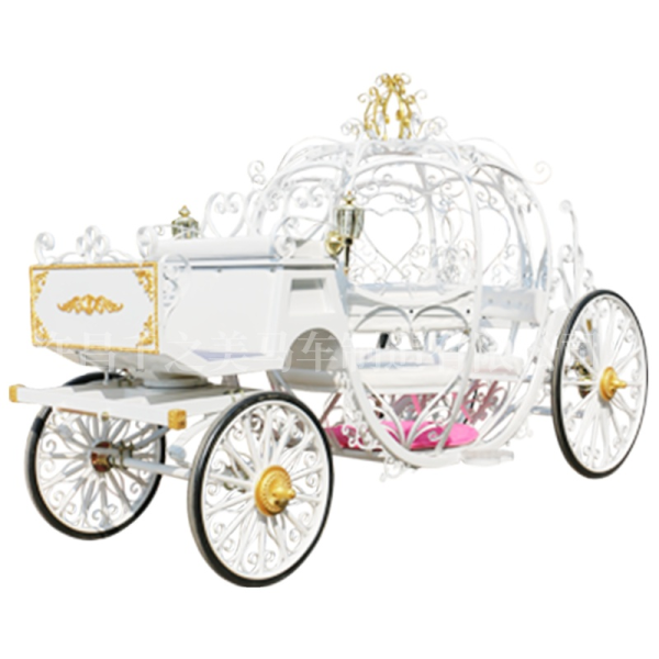 Wedding Carriage Manufacturer - White Cinderella Pumpkin