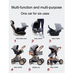 Baby Stroller Factory - Luxury 3-in-1 Multi-Functional Foldable