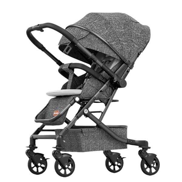 Baby Stroller Manufacturer - Luxury Linen Aluminum Alloy 360 Rotation