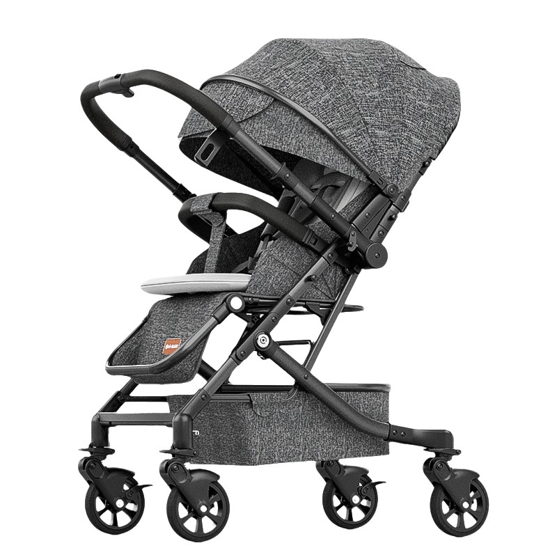 Baby Stroller Manufacturer - Luxury Linen Aluminum Alloy 360 Rotation