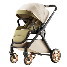 Baby Stroller Factory - Two-Way Multipurpose High Landscape Linen
