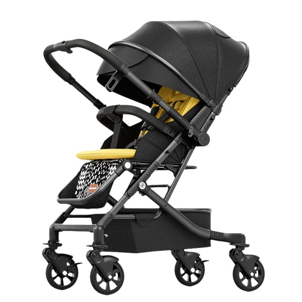 Baby Stroller Manufacturer - Linen Adjustable Canopy Foldable Travel