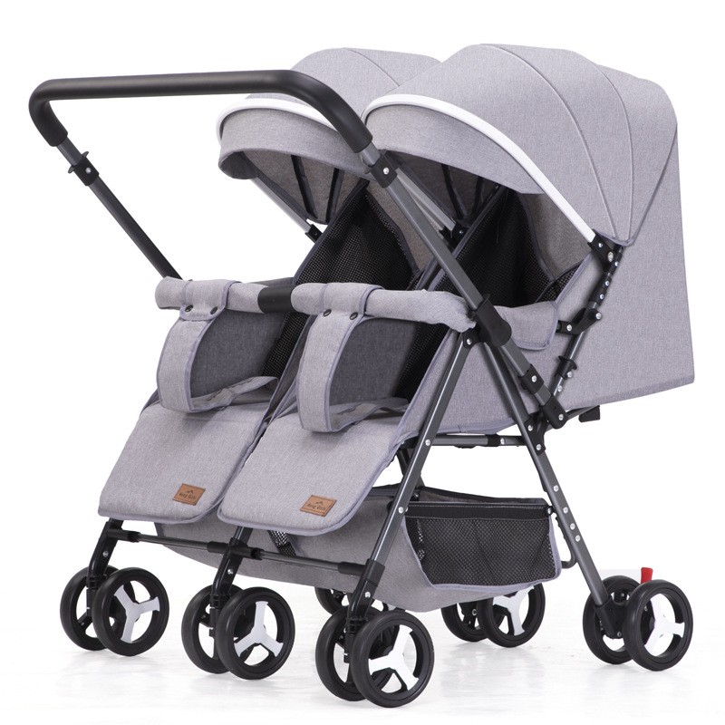 Twin Stroller Manufacturer - 2025 Comfortable High Landscape Stainless